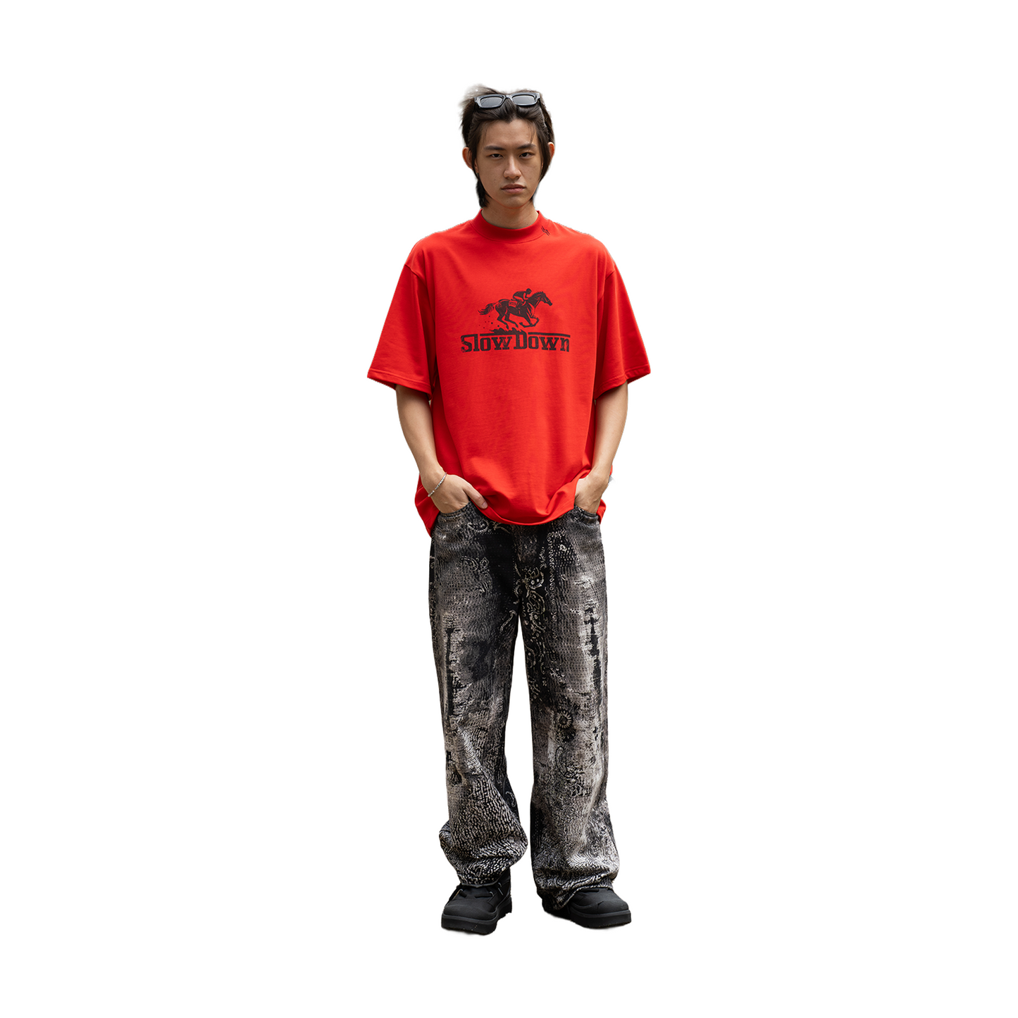 SLOWDOWN Rari Tee Red (SS26)