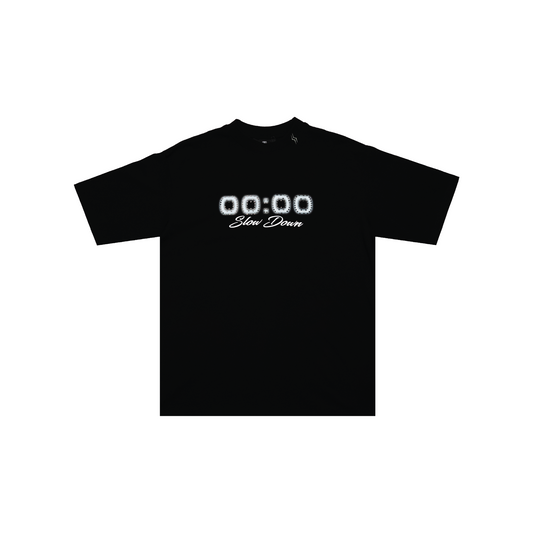 SLOWDOWN Restart Time Diamond Tee Black (SS25)