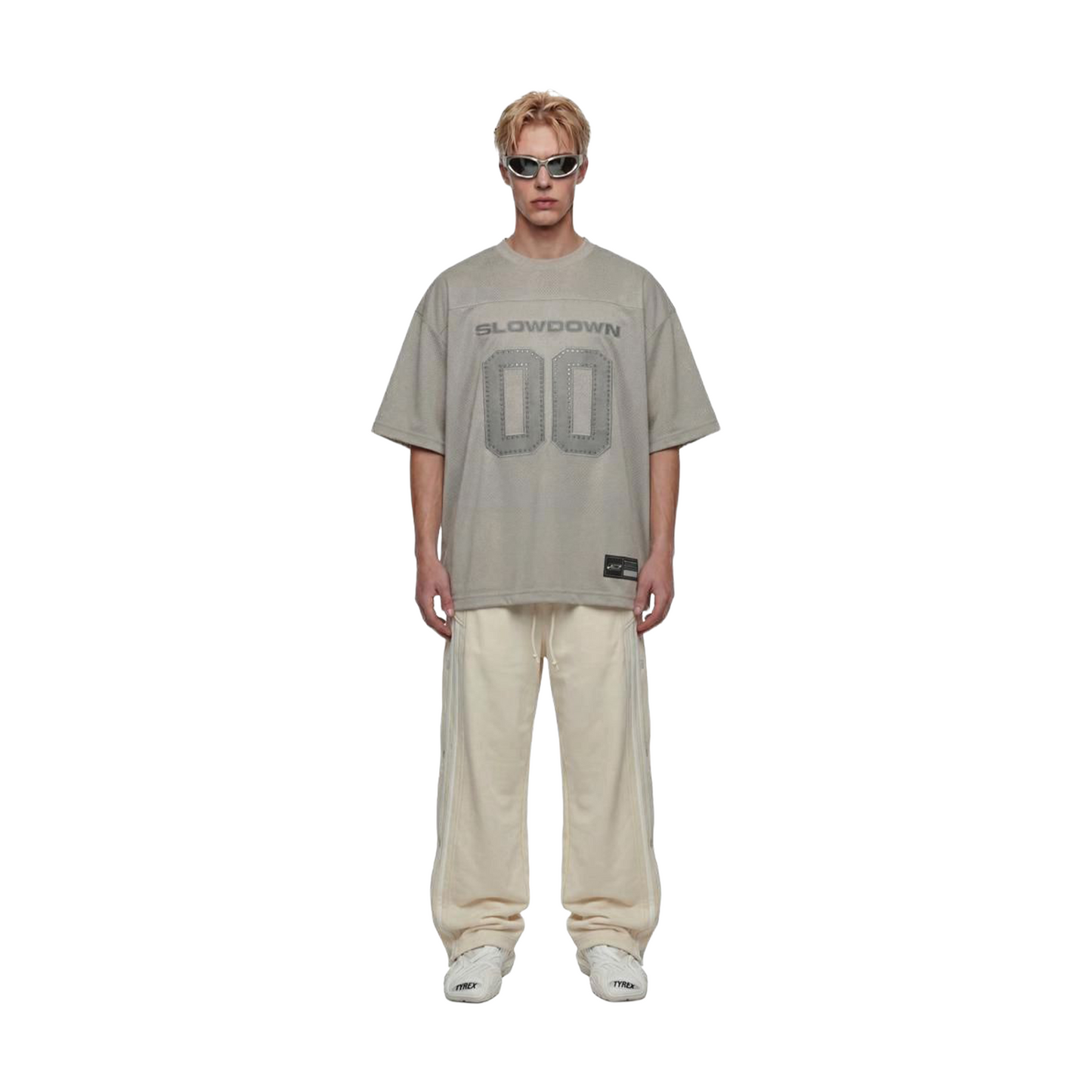 SLOWDOWN Time Out SD 00 Jersey Tee Cream (SS26)