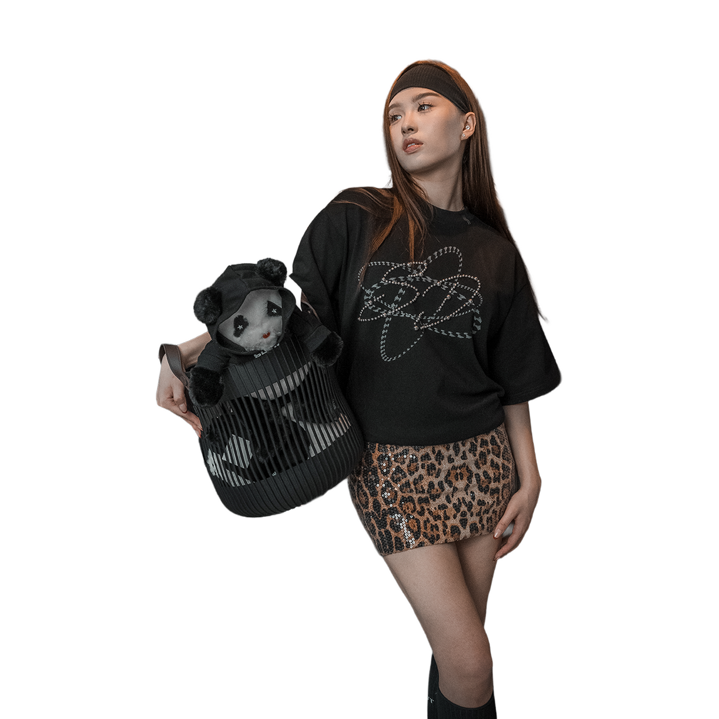 SLOWDOWN SD Atom Tee Black (SS25)