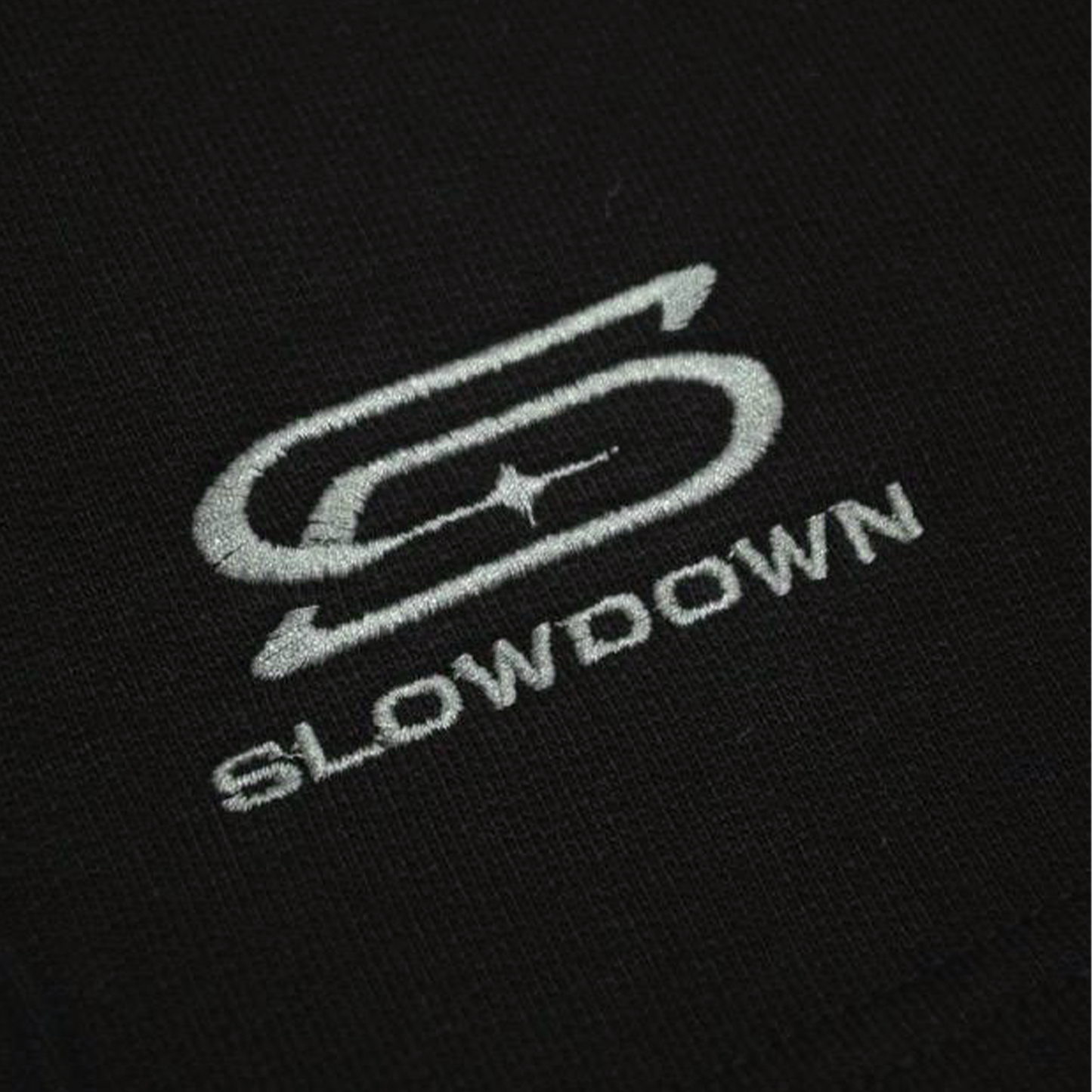 SLOWDOWN Time Out SD Logo Embroidery Sweatpants Black (SS26)