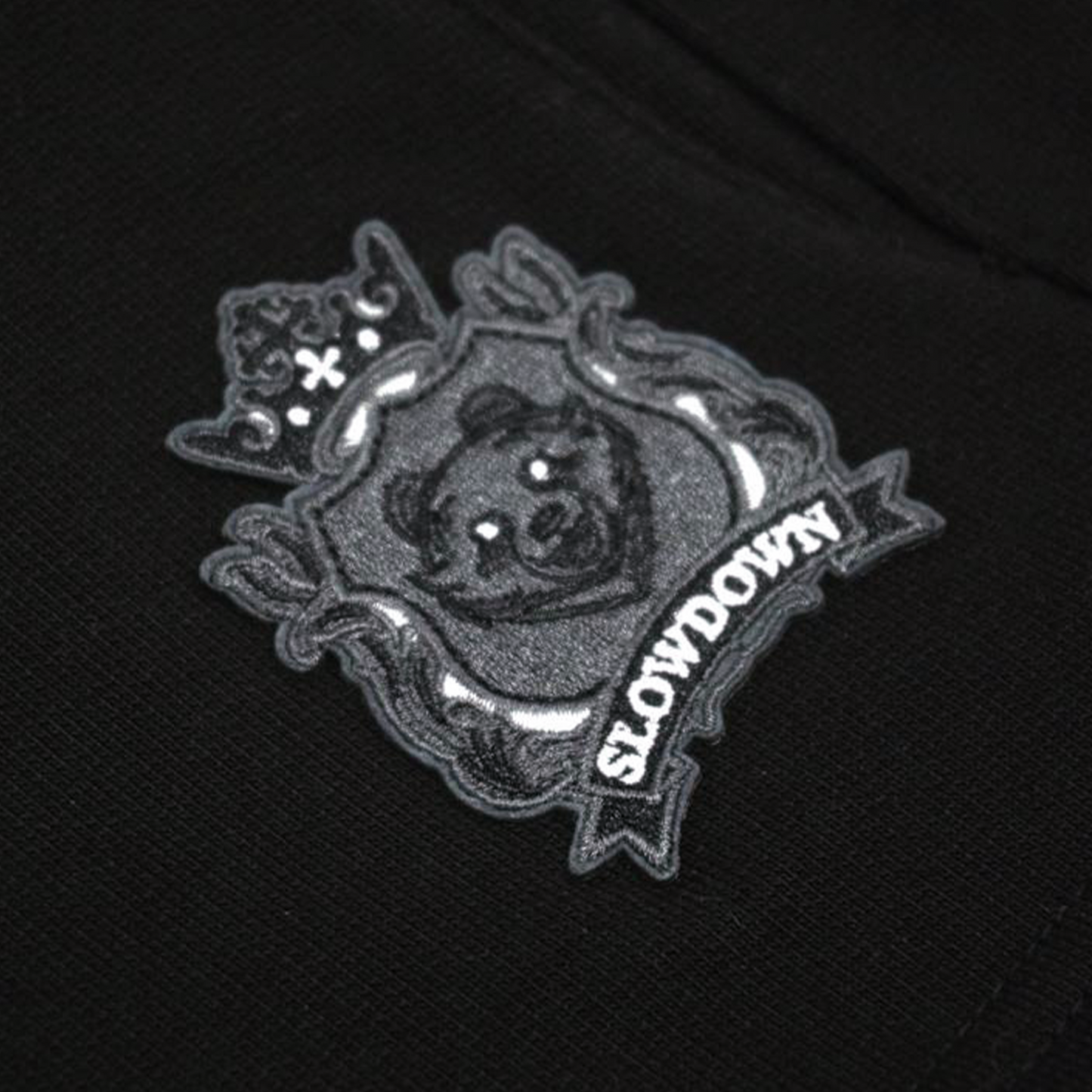 SLOWDOWN Time Out SD Logo Embroidery Sweatpants Black (SS26)
