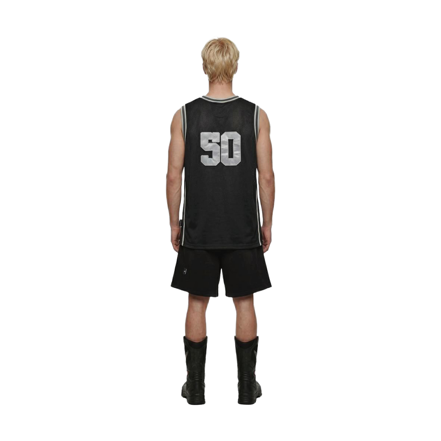 SLOWDOWN Time Out SD Quilted Sleeveless Jersey Black (SS26)