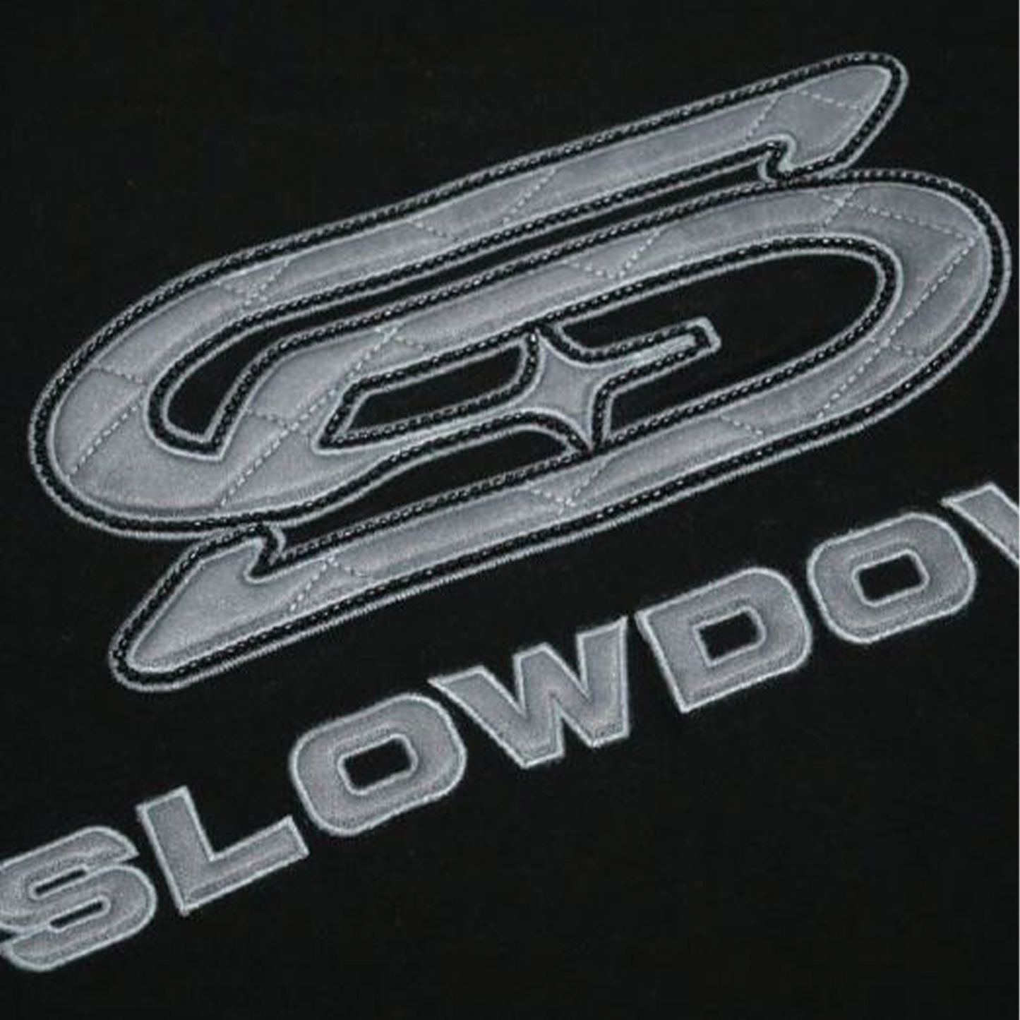 SLOWDOWN Time Out SD Quilted V-Neck Jersey Black (SS26)