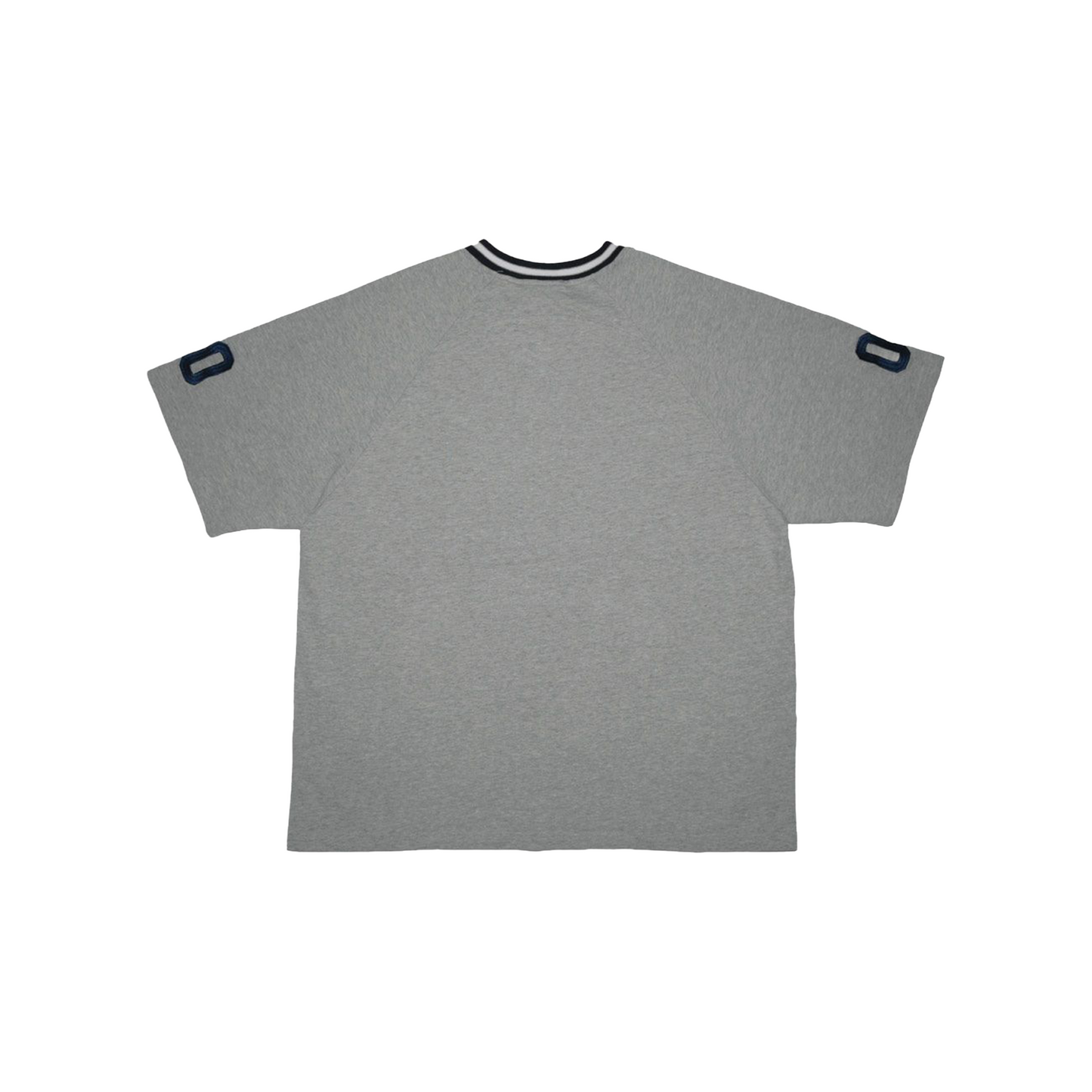 SLOWDOWN Time Out SD Quilted V-Neck Jersey Light Grey (SS26)
