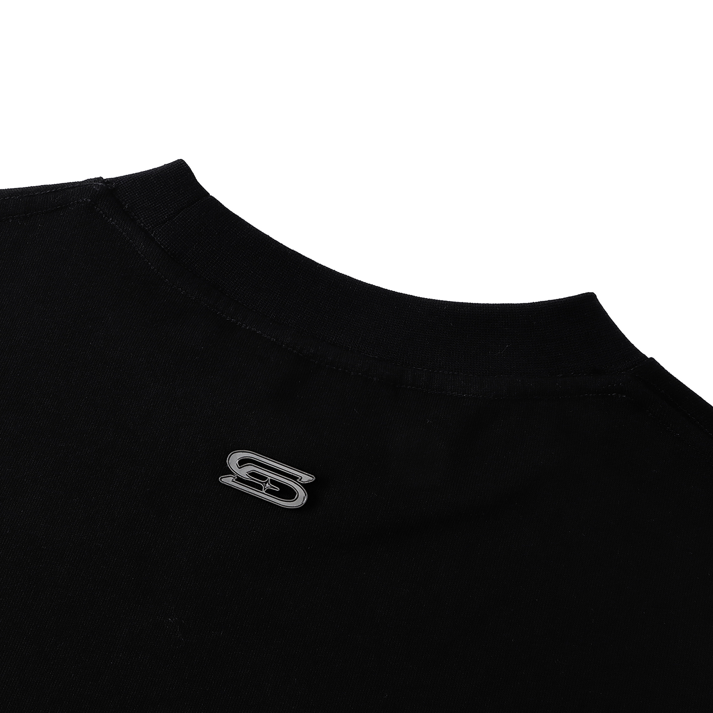 SLOWDOWN Sea Surfing Towel Embroidery Tee Black (SS26)