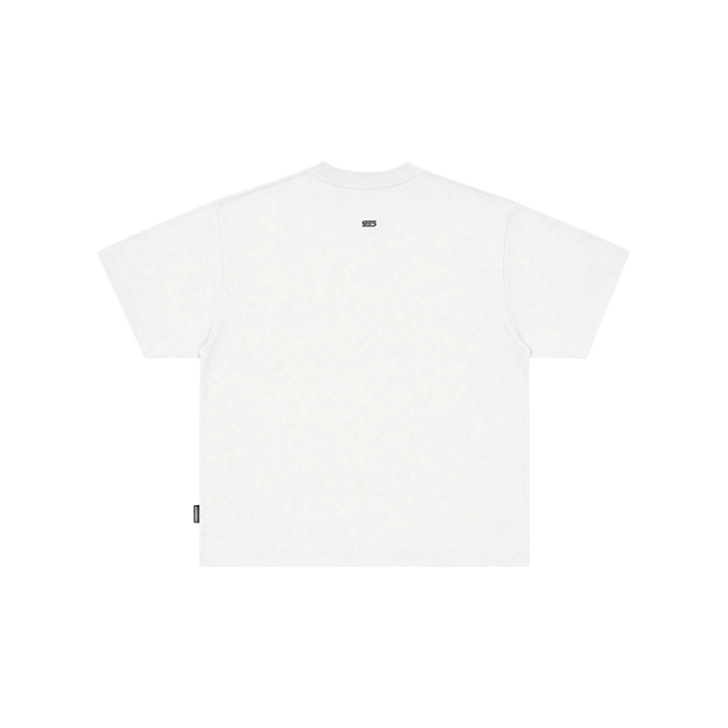 SLOWDOWN Sea Surfing Towel Embroidery Tee White (SS26)