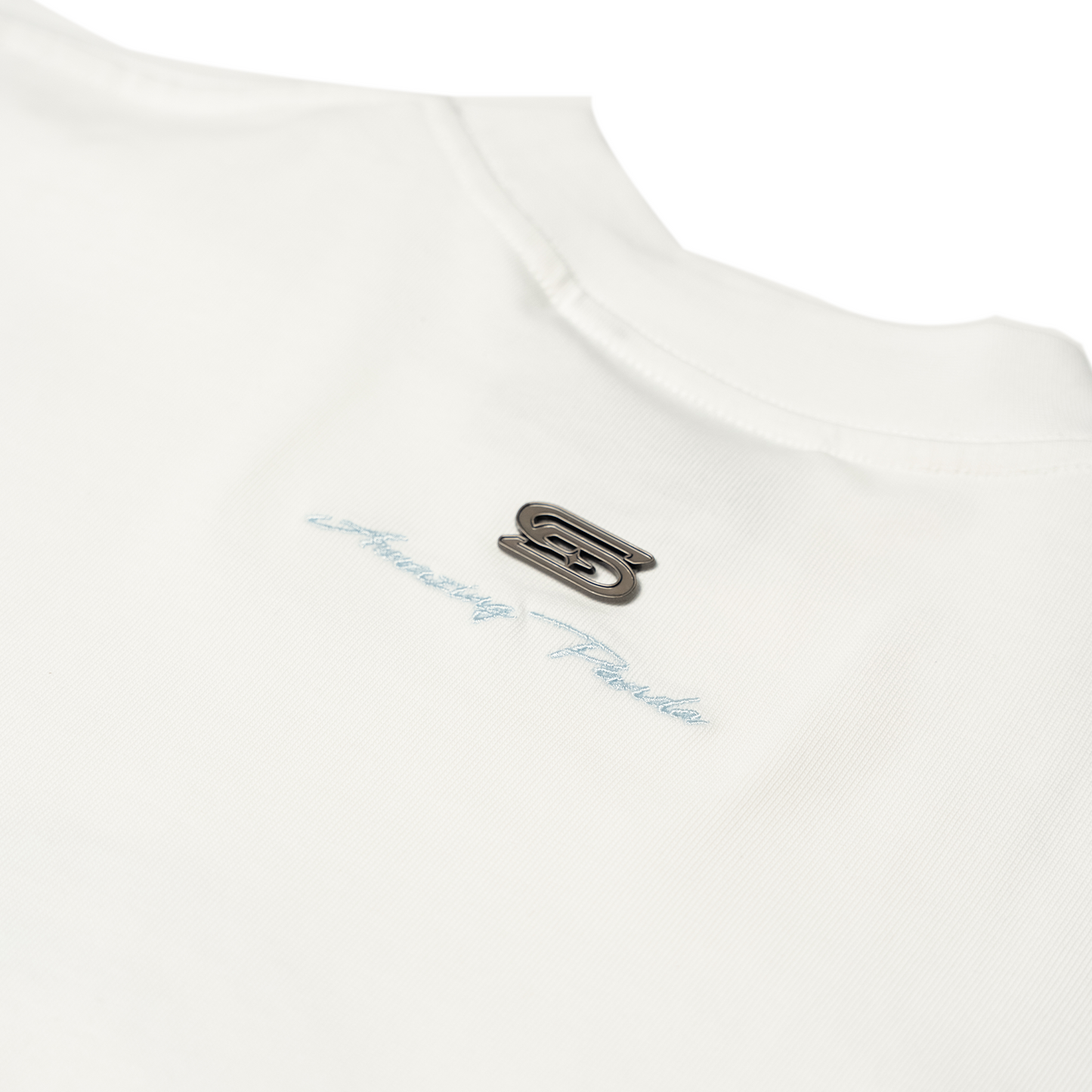 SLOWDOWN Equine Shoe Tee White (SS26) - Secret Edition