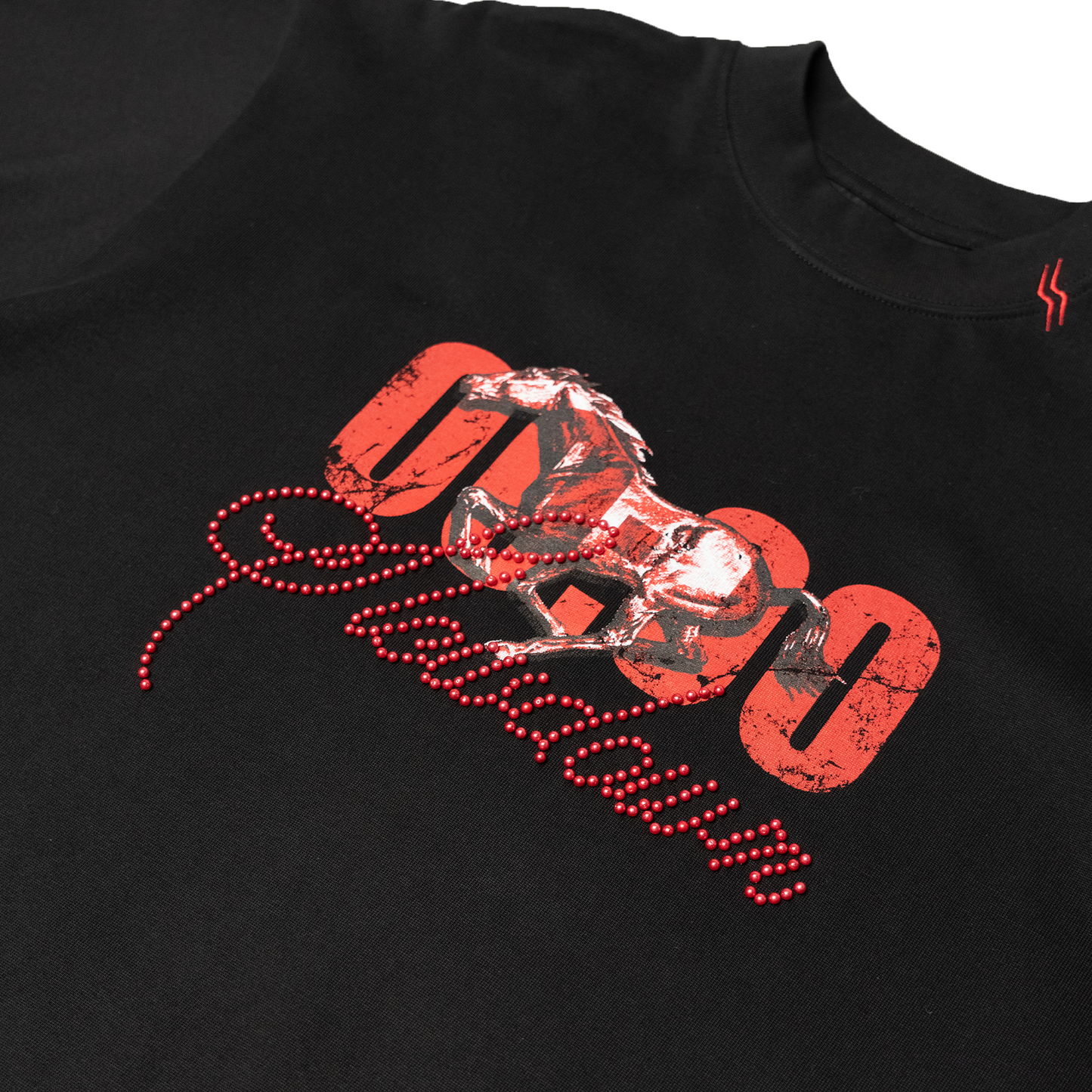 SLOWDOWN Gallop Restart Tee Black (SS26) - Signature Edition