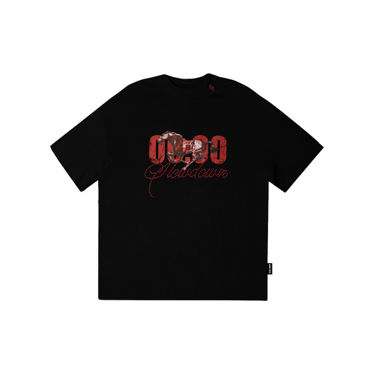 SLOWDOWN Gallop Restart Tee Black (SS26) - Signature Edition