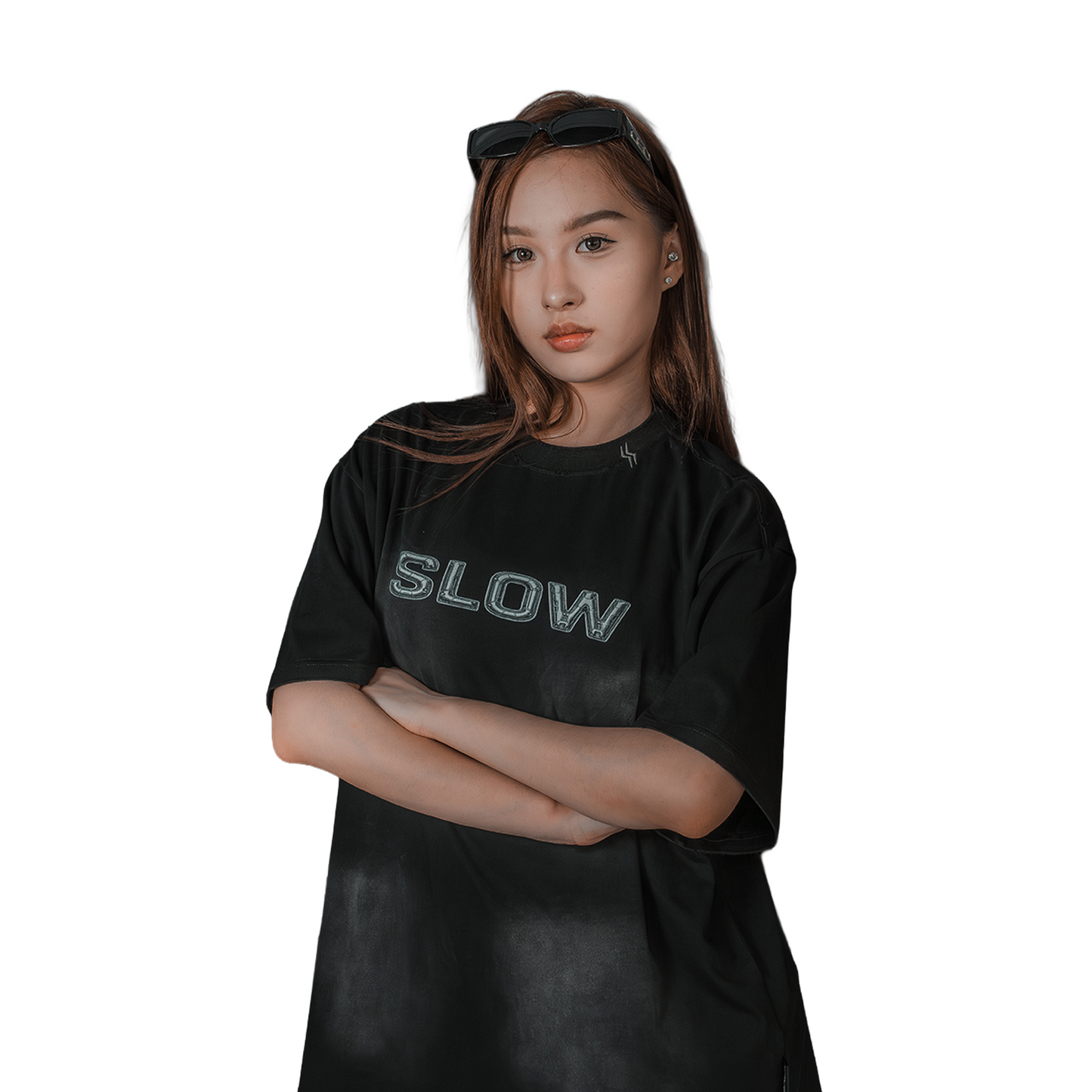 SLOWDOWN Slow Metal Tee Black (SS25)