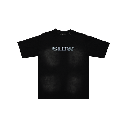 SLOWDOWN Slow Metal Tee Black (SS25)