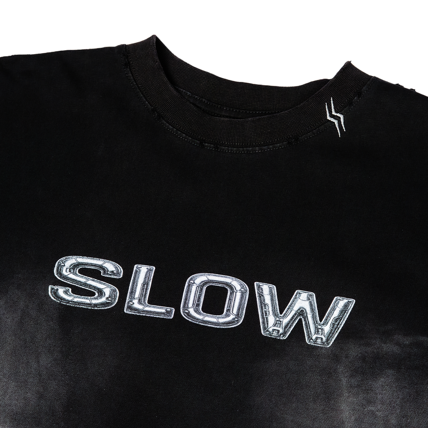 SLOWDOWN Slow Metal Tee Black (SS25)