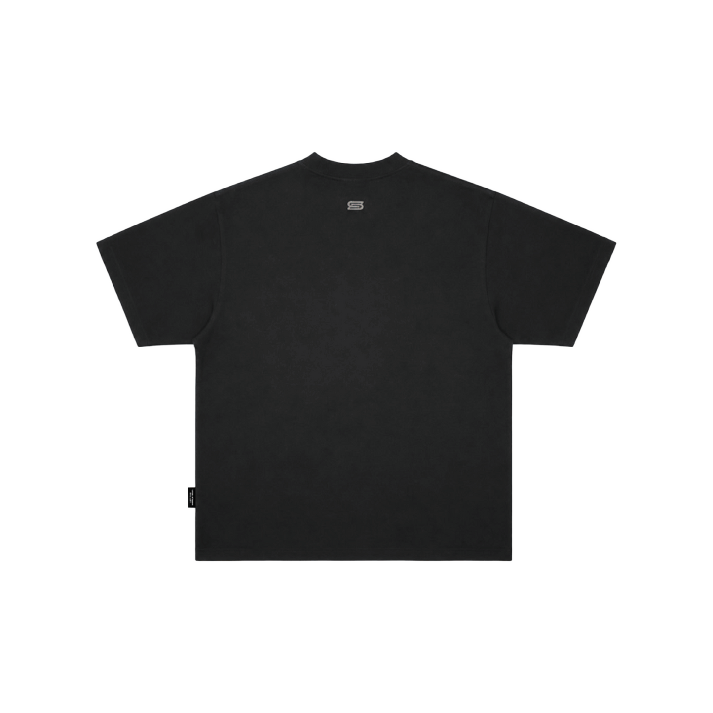 SLOWDOWN Surfing Towel Embroidery Tee Black (SS26)