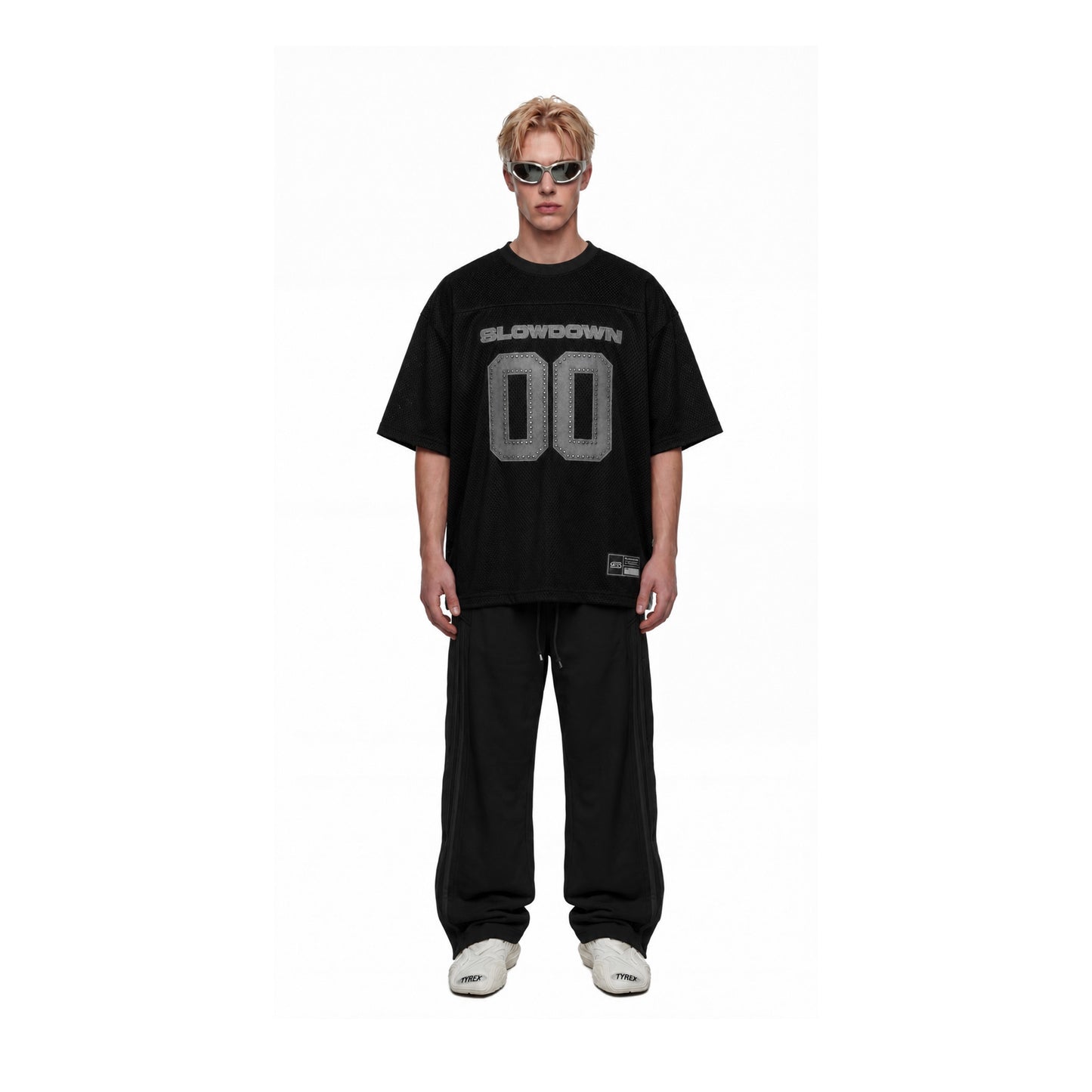 SLOWDOWN Time Out SD 00 Jersey Tee Bllack (SS26)