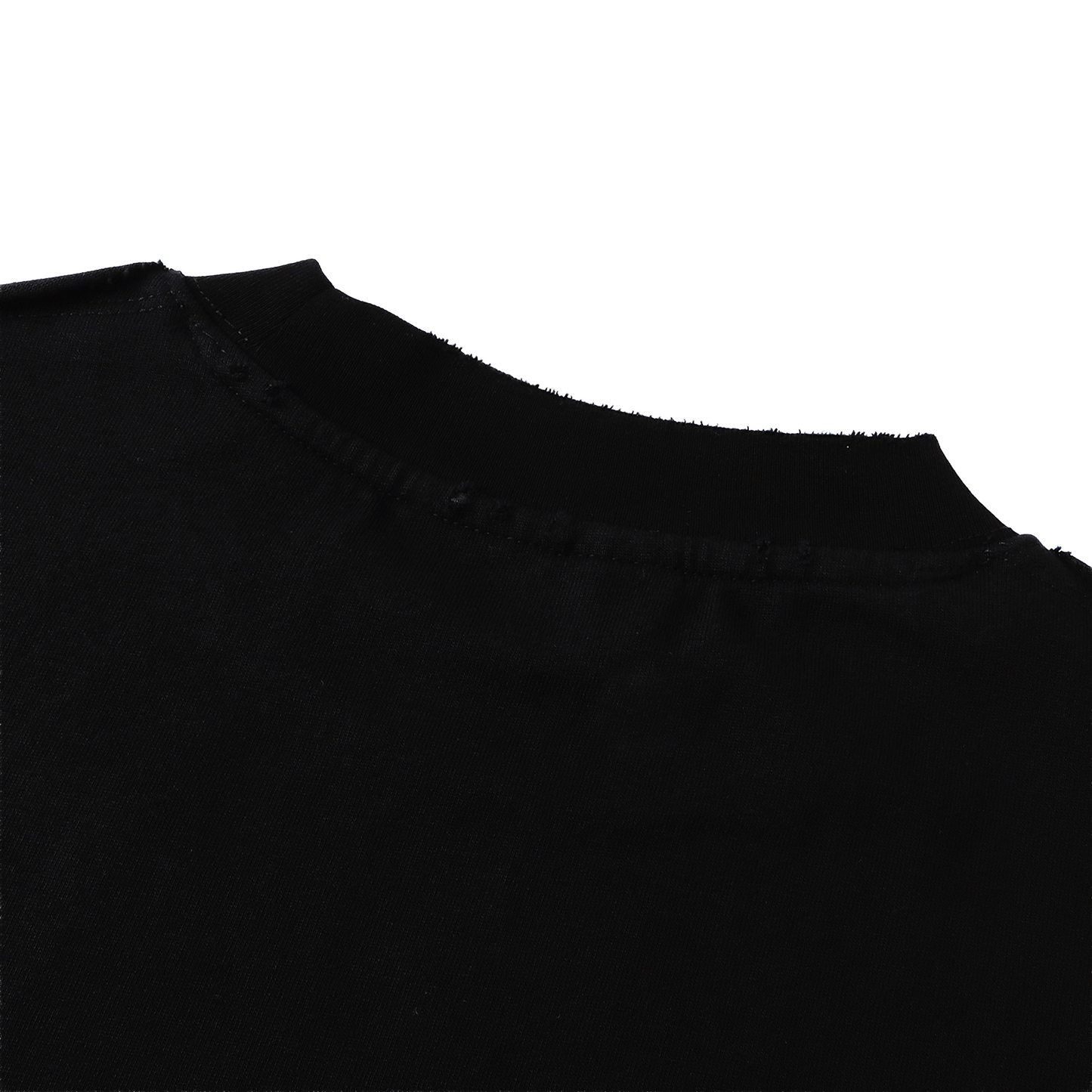 SLOWDOWN Transparent Tape Basic Black Tee (SS26)