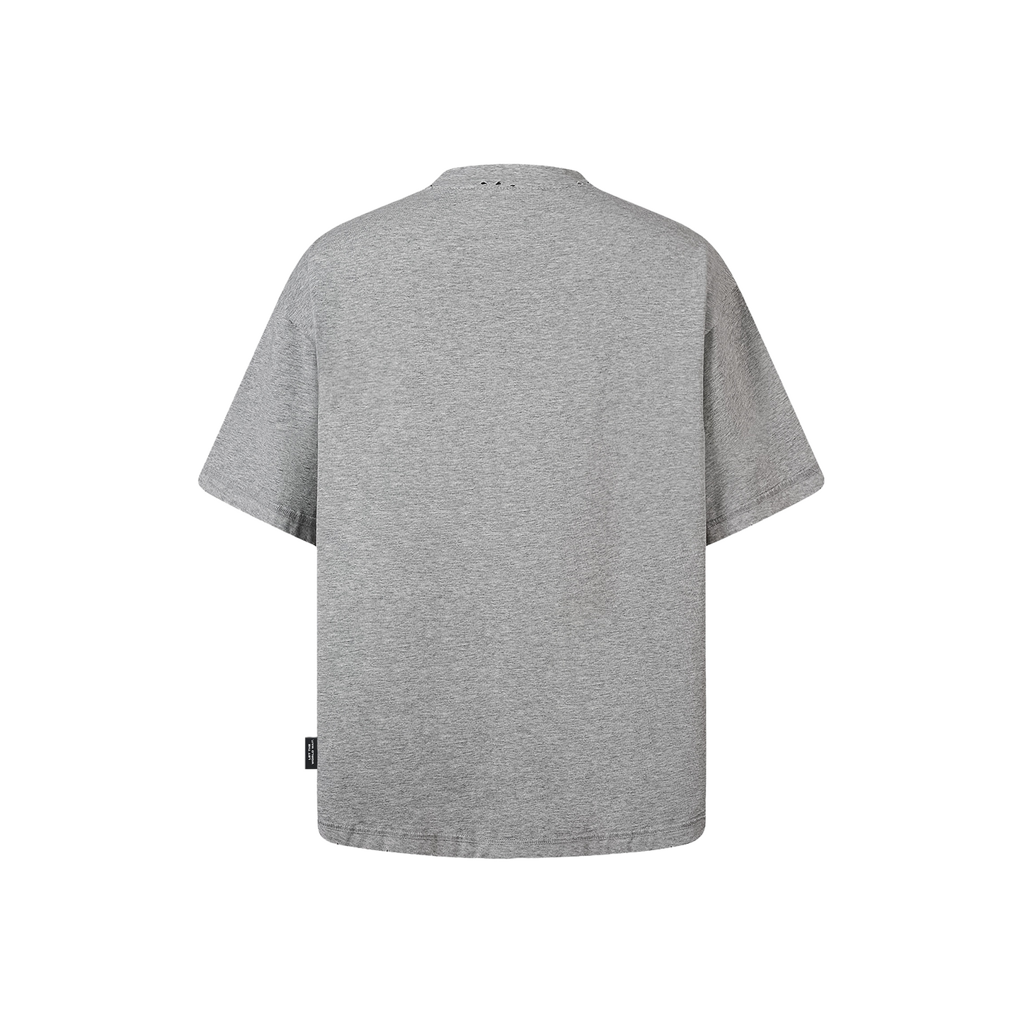 SLOWDOWN Transparent Tape Basic Grey Tee (SS26)