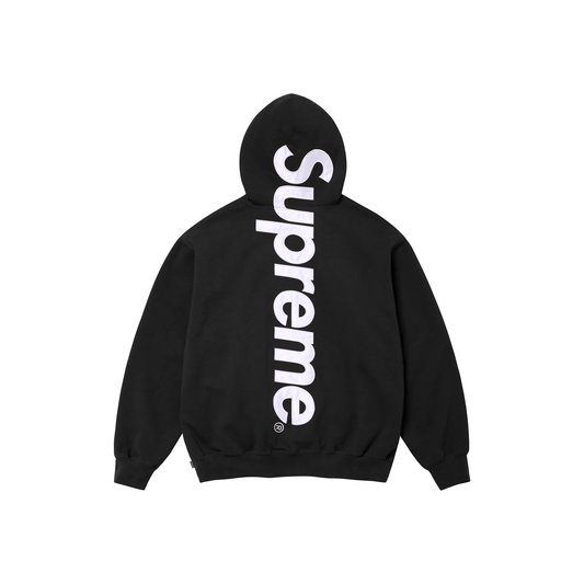 Supreme Satin Appliqué Hoodie Black (FW24)