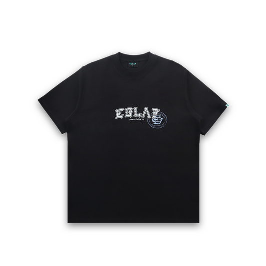 EGLAF Sculpta Engraved Logo Tee Black (SS25)
