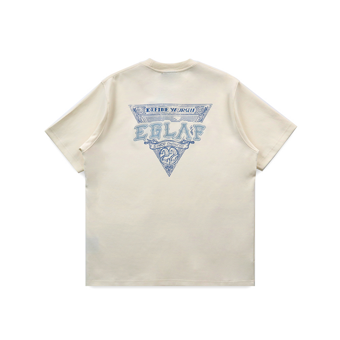 EGLAF Sculpta Triangle Emblem Tee Cream White (SS25)