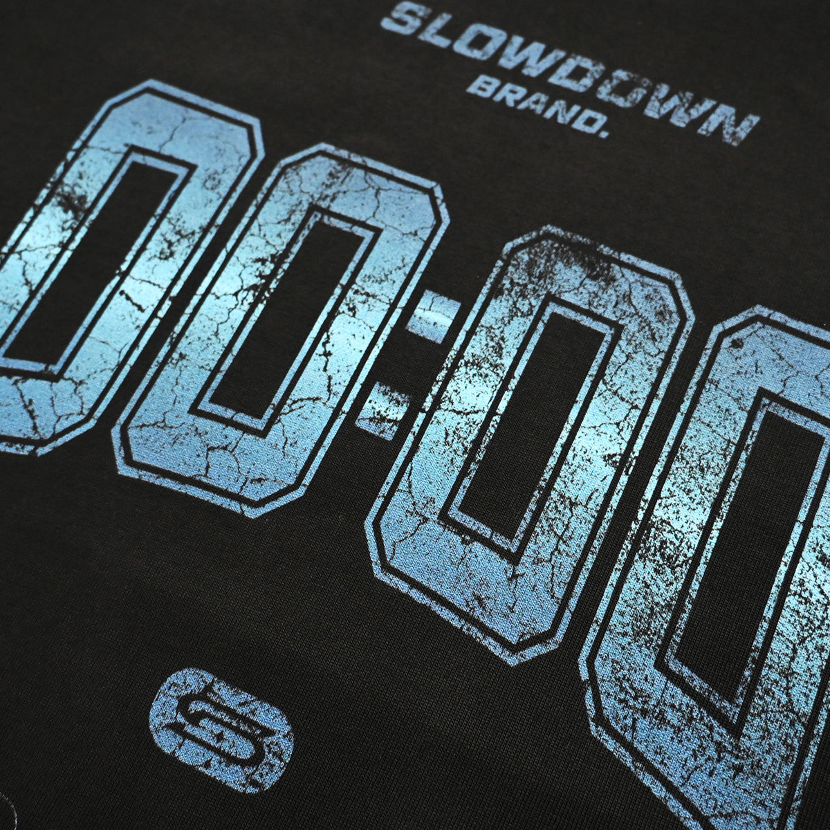 SLOWDOWN Blue Hour Washed Tee Black (FW26)
