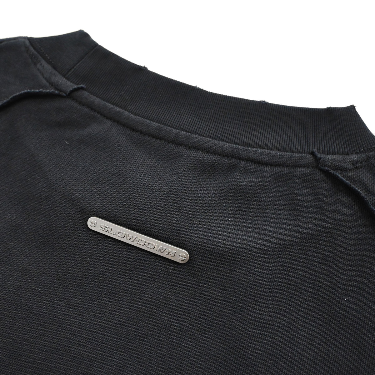 SLOWDOWN Blue Hour Washed Tee Black (FW26)