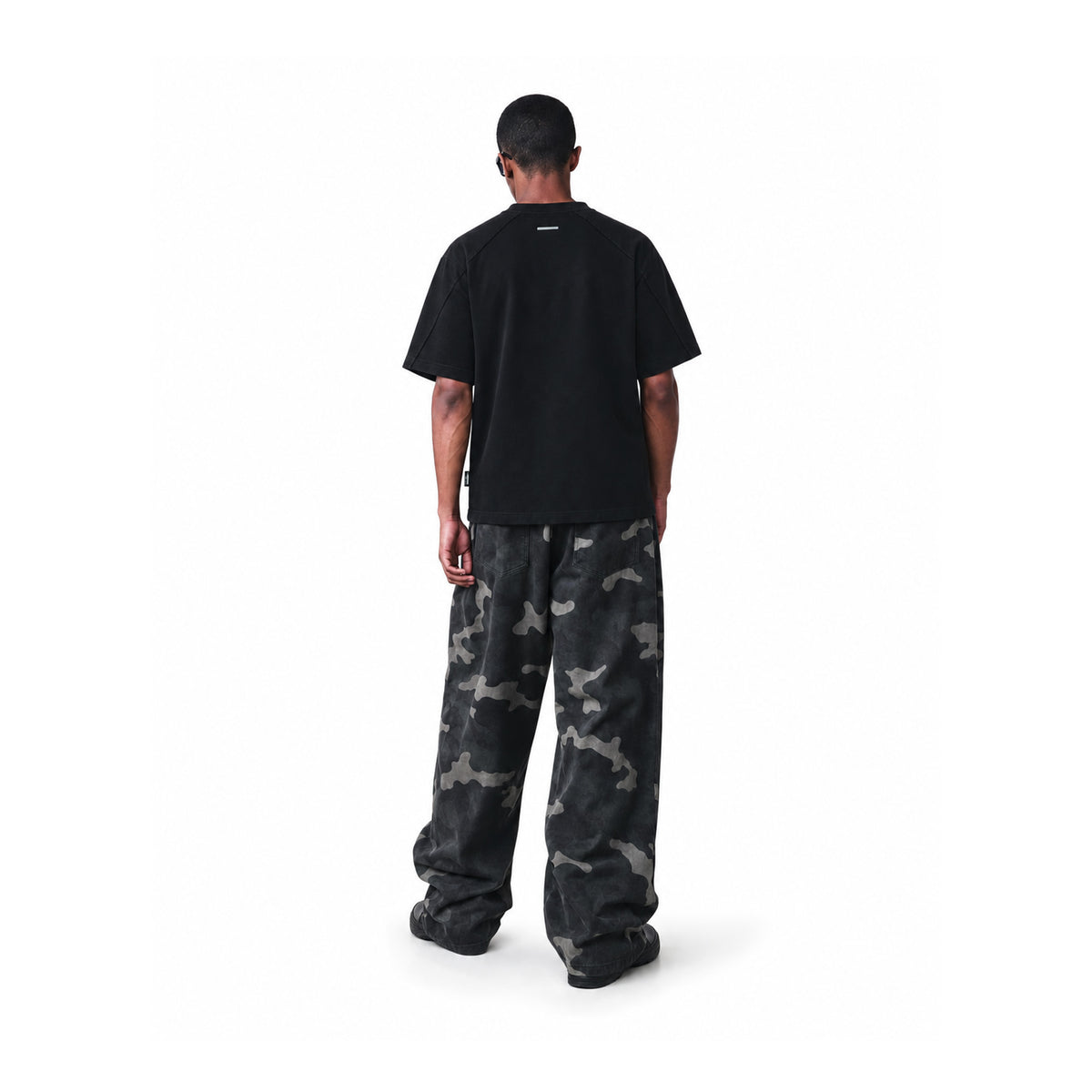 SLOWDOWN Blue Hour Washed Tee Black (FW26)