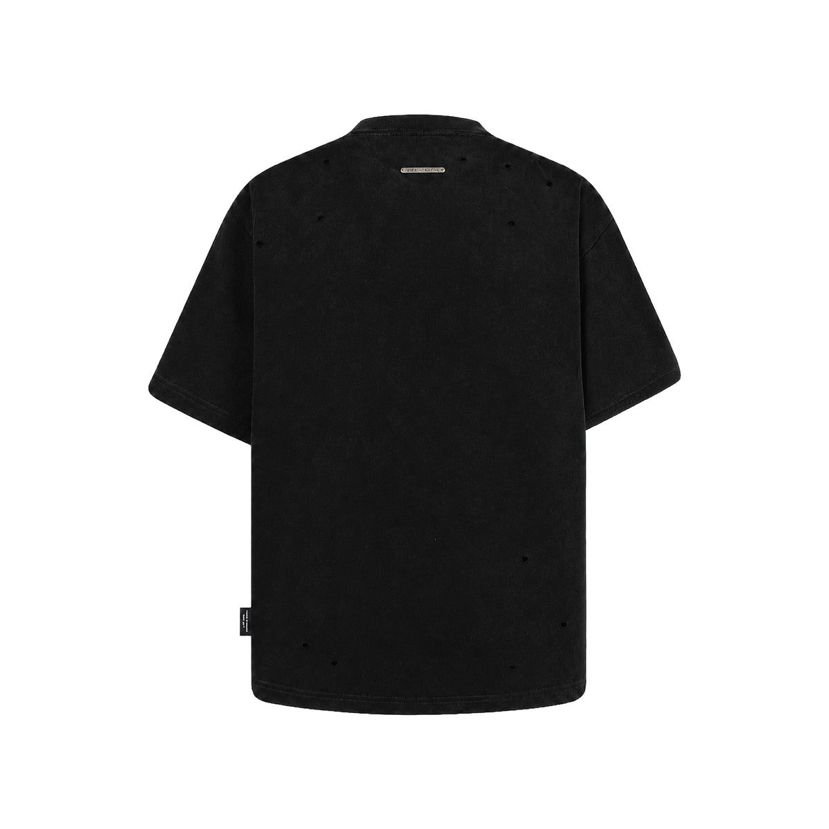 SLOWDOWN Car Plate Washed Tee Black (FW26)