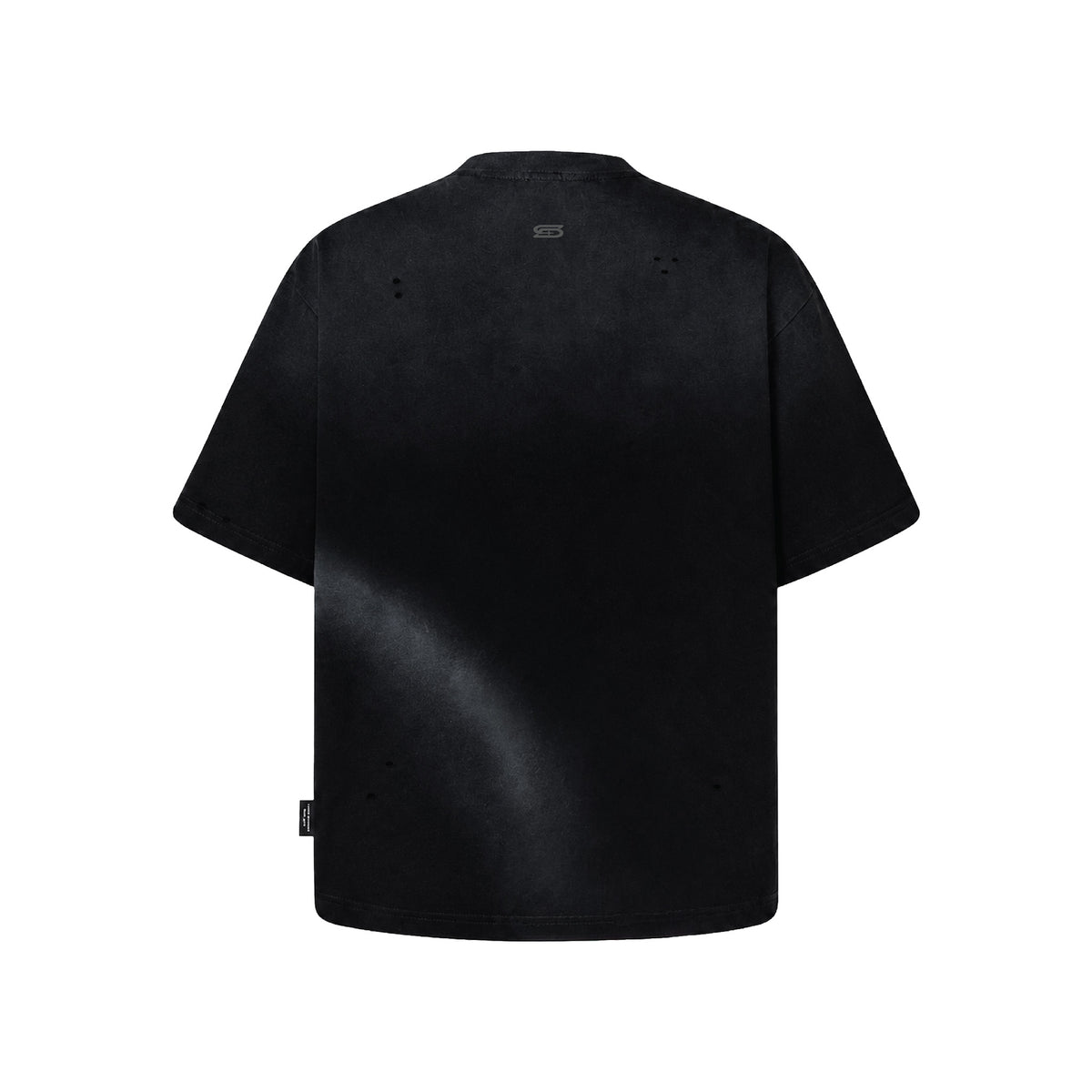 SLOWDOWN Eroded Font Tee Black (FW26)