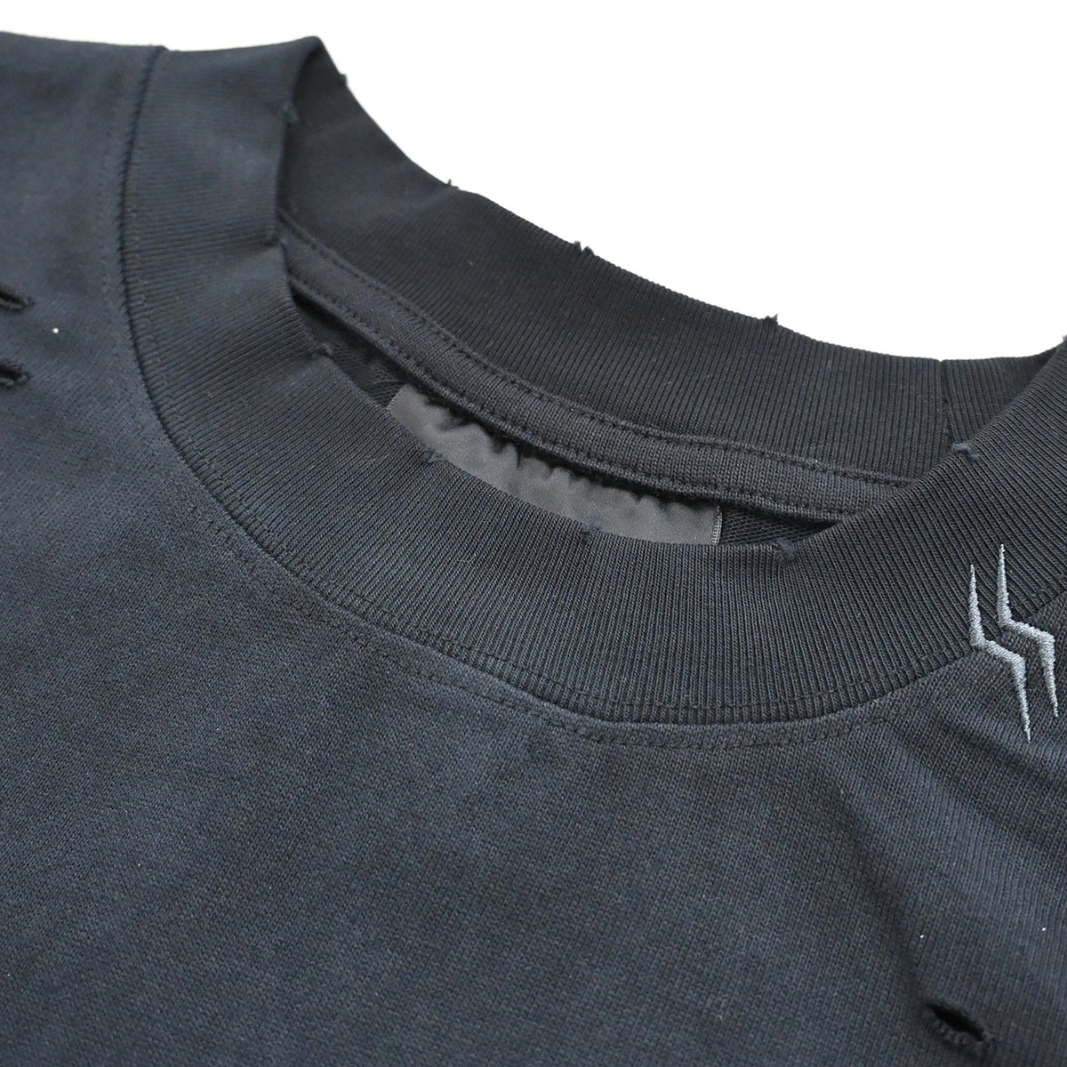 SLOWDOWN Eroded Font Tee Black (FW26)