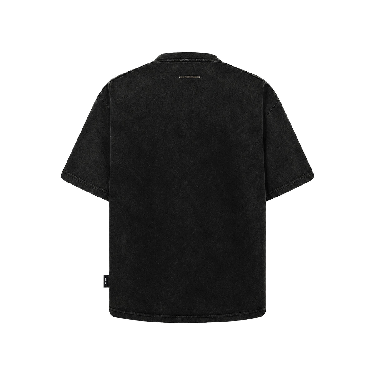 SLOWDOWN Eroded Logo Mark Tee Black (FW26)