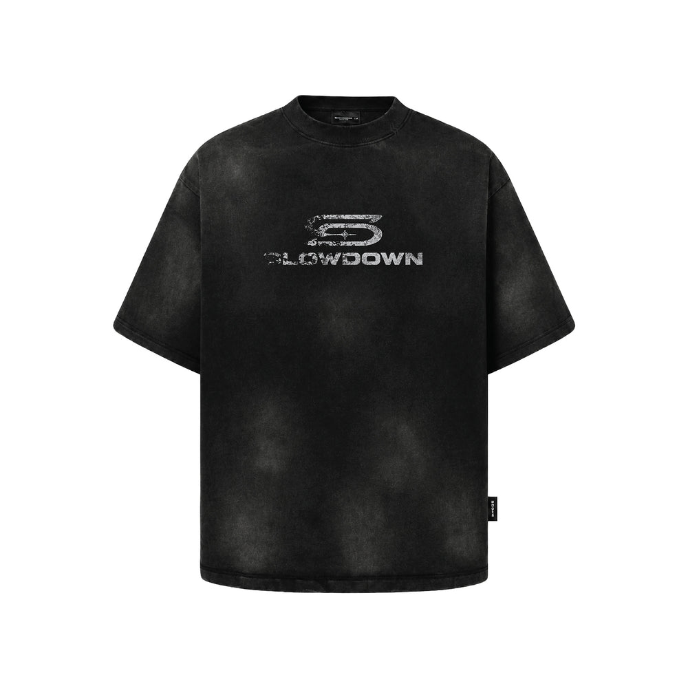 SLOWDOWN Haze Trace Logo Tee Black (FW26)