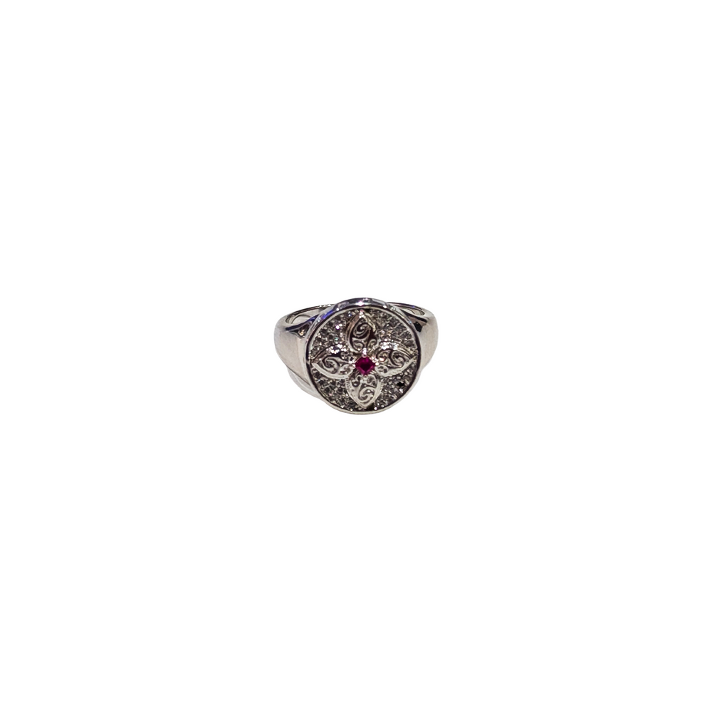 EK Collection Sovereign Band Ring Silver (SS25)