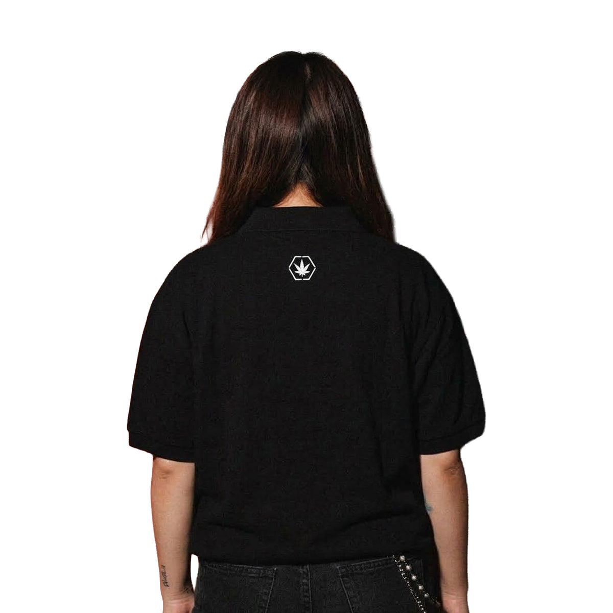 Stoned & Co ® Stoned Basic : Genetic Polo Tee Black (FW26)