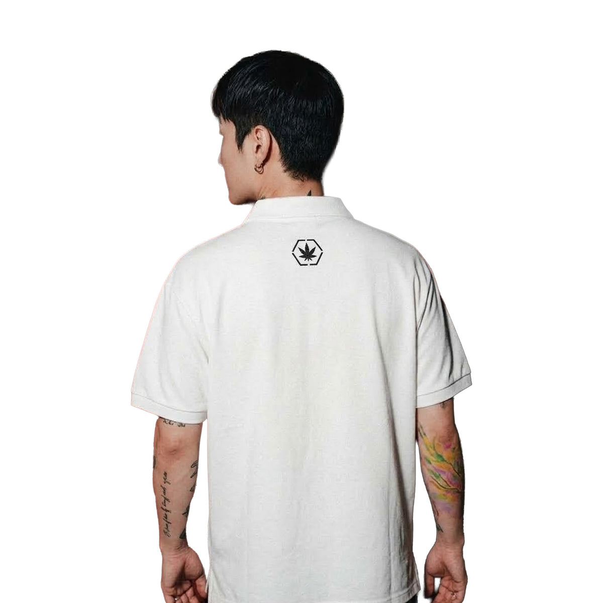 Stoned & Co ® Stoned Basic : Genetic Polo Tee White (FW26)