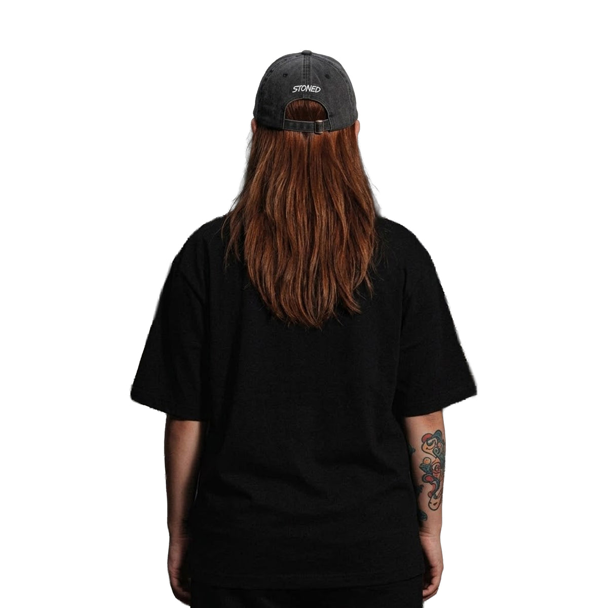 Stoned & Co ® Stoned Basic : Hexagon Patch Tee Black (FW26)