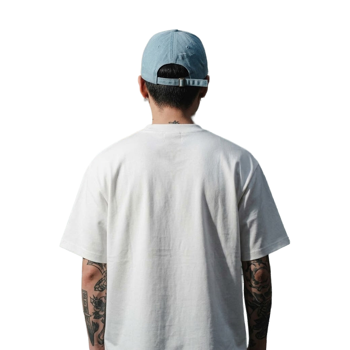 Stoned & Co ® Stoned Basic : Hexagon Patch Tee White (FW26)