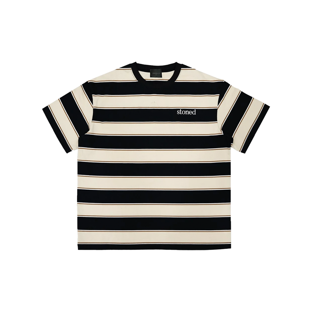 Stoned & Co ® Stoned Originals : Stripes Black/Cream (FW24)