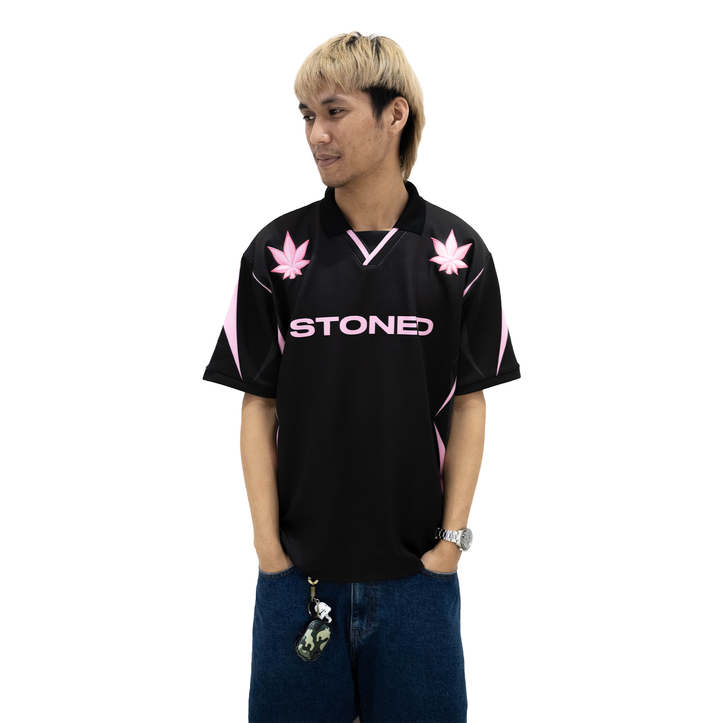 Stoned & Co ® Stoned Retro: UIP Jersey Black Pink (SS24)