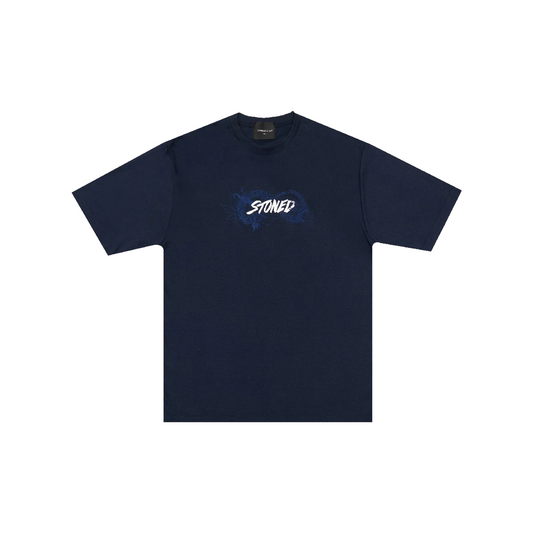 Stoned & Co ® Blessed25 : Genetic Naga Tee Navy (SS25)