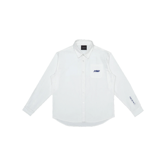 Stoned & Co ® Blessed25 : Long Sleeve Shirt White (SS25)