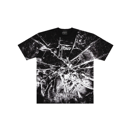 Stoned & Co ® Blessed25 : Shattered Tee Black (SS25)