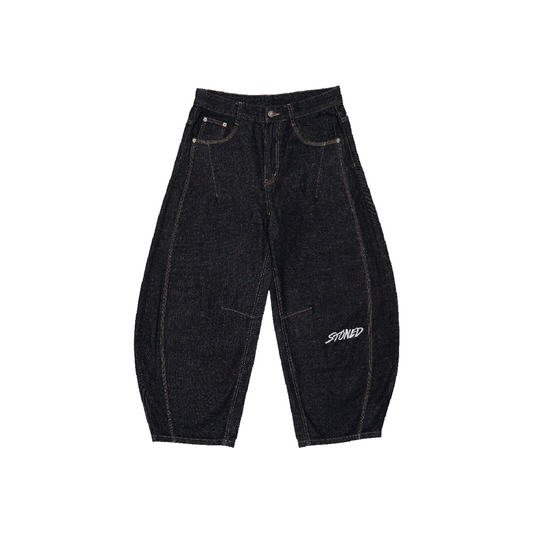 Stoned & Co ® Dark Horse : Barrel Pants Denim (SS26)