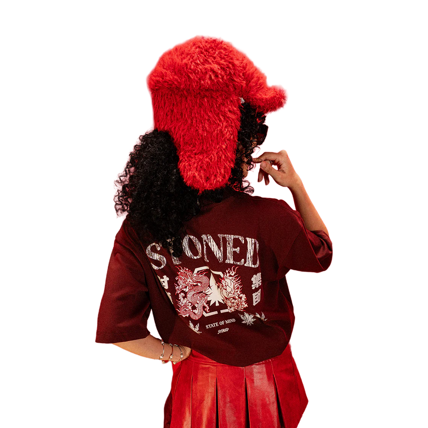 Stoned & Co ® Dark Horse : Myth Tee Red (SS26)
