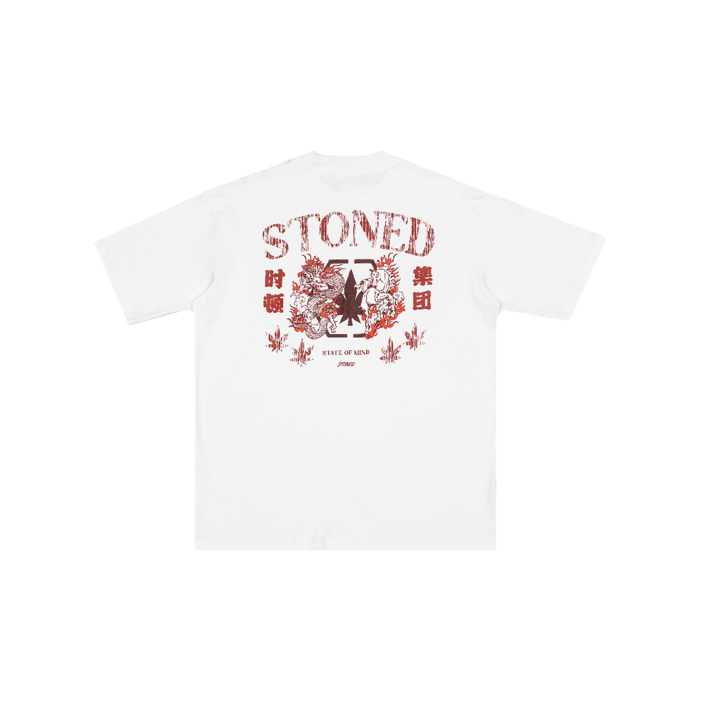 Stoned & Co ® Dark Horse : Myth Tee White (FW25)