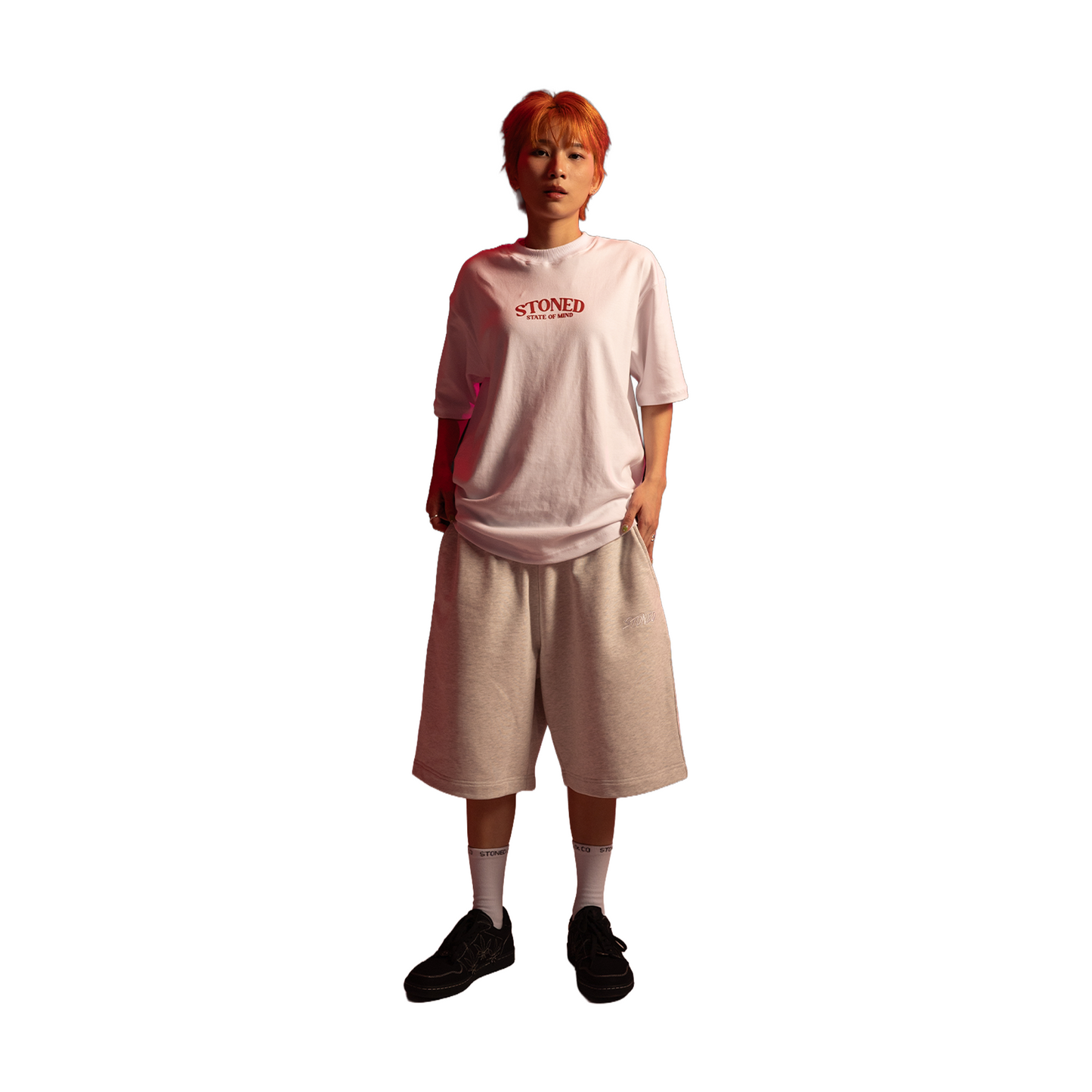 Stoned & Co ® Dark Horse : Myth Tee White (FW25)