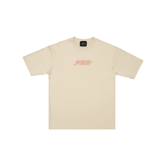 Stoned & Co ® Dark Horse : Twin Horses Tee Beige (SS26)