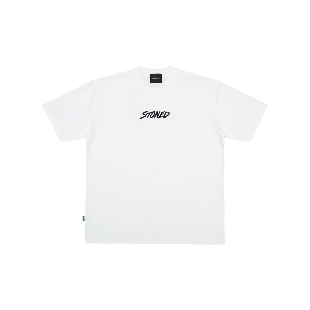 Stoned & Co ® WBB25 : Emblem Tee White (SS25)