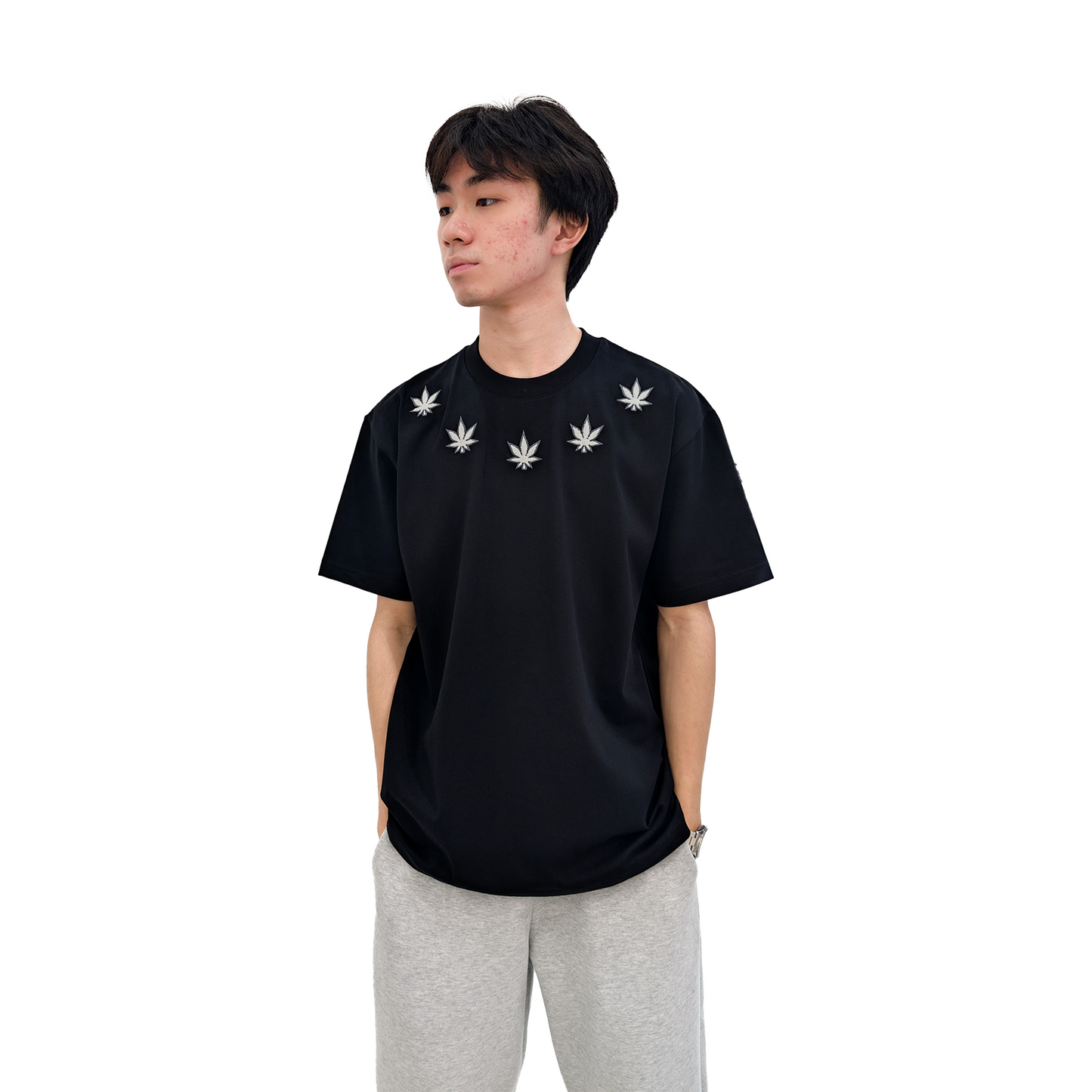 Stoned & Co ® WBB25 : NSA Cloud Tee Black (SS25)