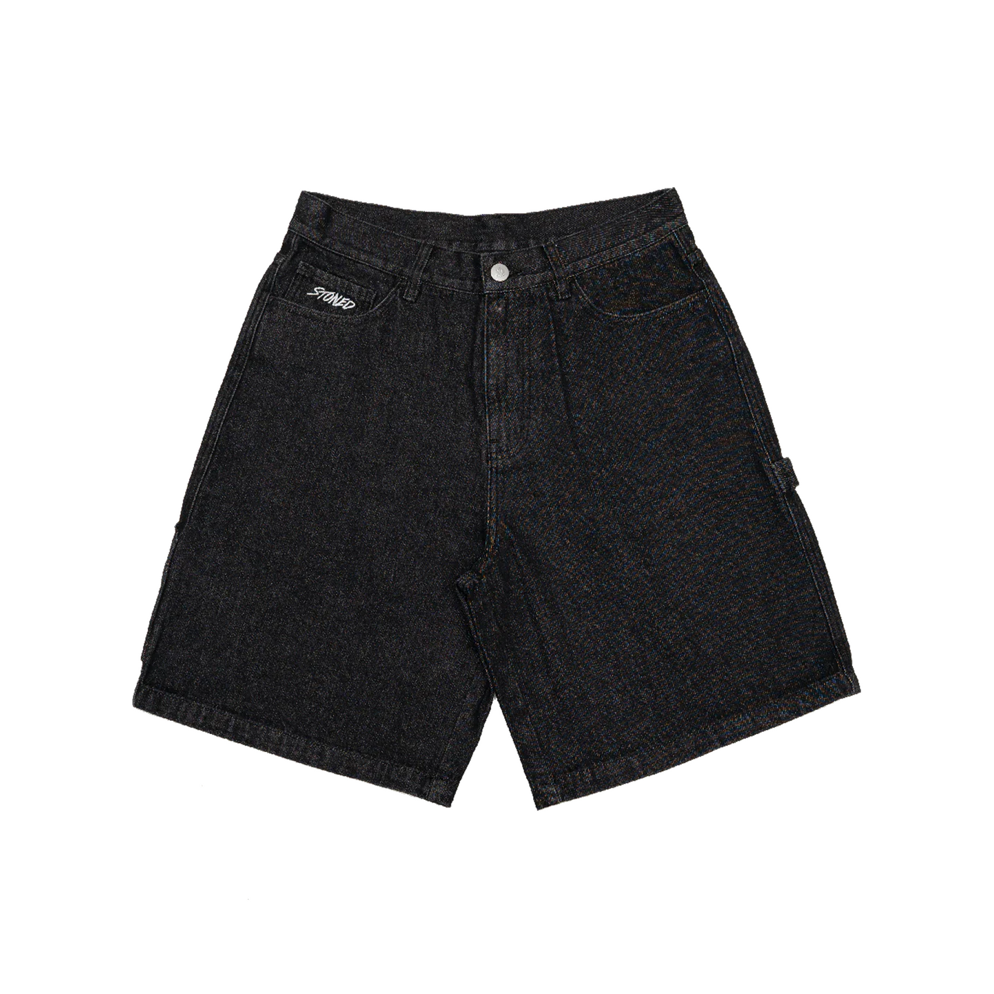 Stoned & Co ® Mystic: Denim Jorts Black (SS25)